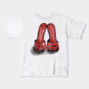 Designer Heels Kids T-Shirt